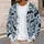 Gothic Bat and Blackberry Botanicals for Autumn Layering and Everyday Dark Academia All-over Print Knitted Cardigan - 5