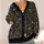 Moonlit Botanical Flowers for Cozy Everyday Layering and Autumn Outfits All-over Print Knitted Cardigan - 4