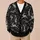 Gothic Moon Rabbit Moth Motifs for Everyday Occult Style and Teenagers All-over Print Knitted Cardigan - 6
