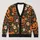 Halloween Jack-O'-Lantern Daisy Flowers for Cozy Autumn Outings and Teen Seasonal Style All-over Print Knitted Cardigan - 1