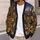 Starry Library Street and Black Cat for Cozy Autumn Evenings All-over Print Knitted Cardigan - 5
