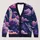 Pixel Astronaut Beneath Violet Clouds for Dreamy Everyday Cosmic Style for Teens All-over Print Knitted Cardigan - 1