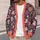 Boho Tea Cup Flower And Cupcake Doodles For Cozy Autumn Layering All-over Print Knitted Cardigan - 5