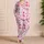 Pink Cowgirl Boots Dice Horseshoes Lasso Motif for Sleepovers and Holidays for Girls Satin Pajamas Set - 4