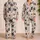 French Bulldog Rose Garden Cozy Lounge Holiday Gift for Dog Lovers and Floral Fans Satin Pajamas Set - 2