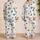 Blue Eye Celestial Motifs For Everyday Lounging, Travel And Vacation Gifts For Kids Satin Pajamas Set - 2
