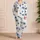 Blue Eye Celestial Motifs For Everyday Lounging, Travel And Vacation Gifts For Kids Satin Pajamas Set - 4