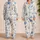Coastal Conch Starfish Shells for Beach Holidays, Summer Travel, and Vacation Gifts Satin Pajamas Set - 2