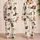 Cute Dachshund Gift Motif for Cozy Holiday Lounge Style, Soft Boutique Home Wear Satin Pajamas Set - 2