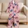 Blush Butterfly Loungewear for Cozy Nights, Travel, and Gift Giving for Women Everyday Satin Pajamas Set - 5