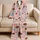 Pastel Donut Treats For Cozy Bedtime, Sweet At-Home Relaxation, And Women's Gifts For Her Satin Pajamas Set - 5