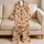 Halloween Bats and Pumpkin Motifs for Cozy October Nights, Lounging, and Gifting Satin Pajamas Set - 5