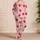 Sweet Strawberry Scatter For Cozy Spring Nights, Giftable Soft Berry Style For Her Satin Pajamas Set - 4