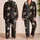 Moody Peony Blooms for Cozy Nights, Relaxed Lounging, Women's Evening Comfort At Home Satin Pajamas Set - 2