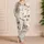 Cartoon Dog Bedtime Loungewear For Cozy Home Nights, Women's Relaxed Sleep Style Satin Pajamas Set - 4