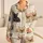 Cute French Bulldog Clover Motif for Cozy Nights and Weekend Lounging for Dog Lovers Satin Pajamas Set - 1