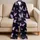 Dreamy Butterfly Motif Moonlit Bedtime Gift for Women, Teens, and Sleepy Weekends Satin Pajamas Set - 5