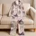 Blush Butterfly Blossom Nightwear for Cozy Evenings, Lounging, and Gift Giving for Women Satin Pajamas Set - 5