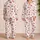 Cherry Bow Cherry Motif Summer Evening Wear for Cozy Nights and Gift Giving Women Satin Pajamas Set - 2