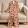 Cozy Autumn Hedgehog And Maple Leaf Nighttime Gift For Women At Home Relaxation Set Satin Pajamas Set - 5