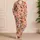 Cozy Autumn Hedgehog And Maple Leaf Nighttime Gift For Women At Home Relaxation Set Satin Pajamas Set - 4