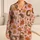 Cozy Autumn Hedgehog And Maple Leaf Nighttime Gift For Women At Home Relaxation Set Satin Pajamas Set - 1