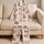 Vintage Teddy Bear Bow Lounge Style For Cozy Home Relaxation Giftable Wear For Women Satin Pajamas Set - 5