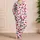 Blush Cherry Motif Cozy Nightwear For Relaxed Evenings And Gift Giving For Women Satin Pajamas Set - 4