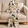 Sleepy Kitten Bedtime Set For Cozy Nights, Women Plus Size Relaxed Fit Everyday Satin Pajamas Set - 5
