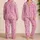 Retro Flamingo Spring And Summer Cozy Nights Gift For Women And Teens Wardrobe Style Satin Pajamas Set - 2