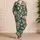 Gingerbread Cottage Treats in Teal for Cozy Christmas Nights and Winter Gifts for Women Satin Pajamas Set - 4