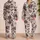 Burgundy Floral Bedroom Style for Cozy Nights, Relaxed Evenings, Women at Home Daily Satin Pajamas Set - 2