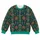 Teal Feathered Sun Motif For Bold Festival Style And Everyday Bohemian Wear All-over Print Knitted Sweater - 4