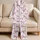 Elegant Boutique Blush Bow and Heart Lounge Look for Cozy Nights and Gift Giving Satin Pajamas Set - 5