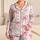Soft Pink Bow Motifs For Cozy Nights And Giftable Lounge Style For Women At Home Use Satin Pajamas Set - 1