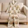 Cute Baby Monkey Hugging Teddy Bear Cozy Home Lounge Gift for Women and Teens Style Satin Pajamas Set - 5