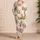 Cute Baby Monkey Hugging Teddy Bear Cozy Home Lounge Gift for Women and Teens Style Satin Pajamas Set - 4