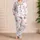 Pink Cherry and Gold Bow Accents for Summer Lounging and Relaxed Nights at Home for Women Satin Pajamas Set - 4
