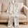 Cozy Teddy Bears With Blue Bows For Relaxed Bedtime Gifts, Giftable For Women And Teens Satin Pajamas Set - 5