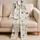 Storybook Puppy Lounge Wear For Cozy Evenings, Weekend Rest, And Relaxed Home Days Satin Pajamas Set - 5