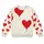 Bold Red Dripping Hearts for Casual Campus Style and Everyday Wear for Men and Students All-over Print Knitted Sweater - 4