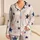 Ivory Blush Plaid Star Motif For Cozy Nights And Giftable Weekend Unwind For Women Satin Pajamas Set - 1
