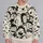 Monochrome Cartoon Faces for Casual Outings and Everyday Wear All-over Print Knitted Sweater - 2