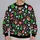 Christmas Reindeer And Holiday Ornaments For Festive Winter Celebrations And Parties All-over Print Knitted Sweater - 2