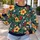 Tropical Hibiscus And Palm Foliage For Island Escapes And Everyday Resort Wear All-over Print Knitted Sweater - 5