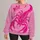 Bold Magenta Scorpion Streetwear Style for Parties and Everyday Urban Wear for Men All-over Print Knitted Sweater - 1