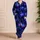 Midnight Celestial Moon And Star Lounge Look For Cozy Nights And Plus Size Women Satin Pajamas Set - 4