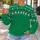 Emerald Snowman Holiday Cheer for Christmas Gatherings and Winter Celebrations All-over Print Knitted Sweater - 5