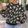 White Goose Motifs for Playful Everyday Streetwear and Casual Couple Weekend Outings All-over Print Knitted Sweater - 5