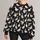 White Goose Motifs for Playful Everyday Streetwear and Casual Couple Weekend Outings All-over Print Knitted Sweater - 1
